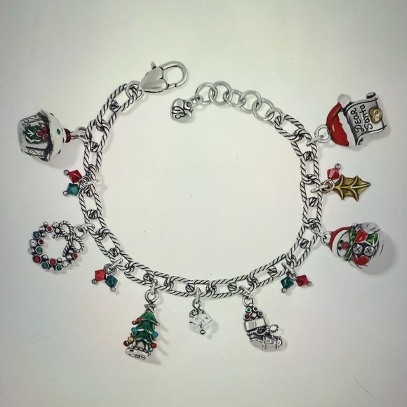 Brighton Joys Of Christmas Charm Bracelet NWT - Picture 2 of 3